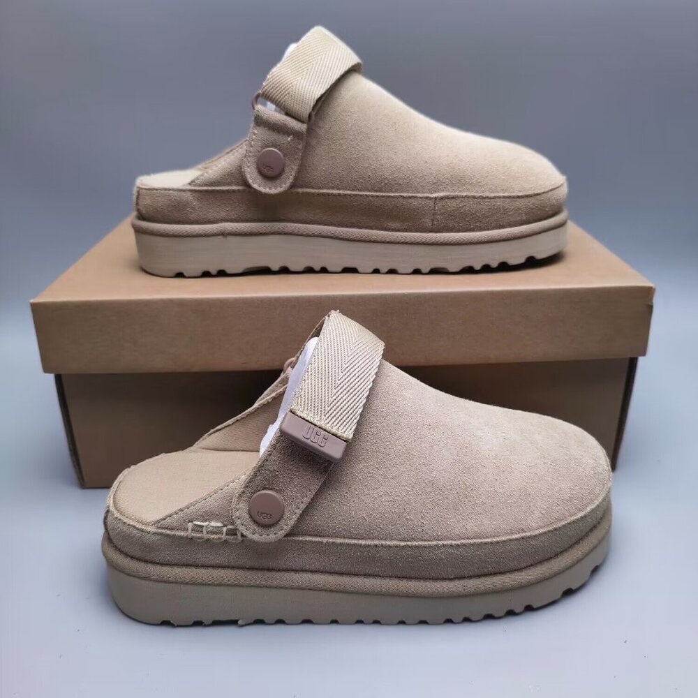 UGG Goldenstar Clog Beige Velcro Tumbler - Picture 3 of 7